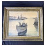 Framed vintage print