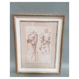 Michelangelo facsimile print