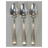 Three Wallace sterling silver spoons