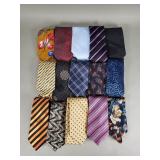 Group of designer ties