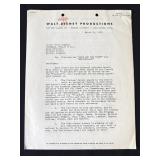 Walt Disney distribution contract