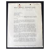 Walt Disney distribution contract