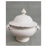 Leona handmade crackle glaze vessel