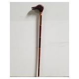 Vintage hand made wood walking stick