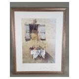 Signed D. Brousse print