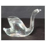Baccarat crystal swan figure
