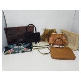 Group of women's handbags