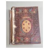'Wonders of Italy' antique leather bound book