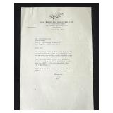 Pete O'Malley signed Dodgers letter