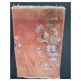 Circa 1930's Chinese handmade rug