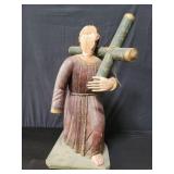 Spanish colonial style carved wood santo