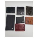 Group of wallets, Prada, Cartier, Colombo,