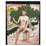 Signed oil on canvas painting by Elbert Price