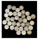 Lot of Roosevelt silver dimes