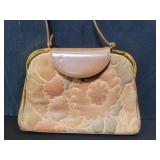 Vintage leather, vinyl, fabric and metal Judith