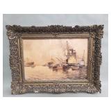 Antique Marinus de Johannes watercolor