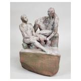 Vintage clay sculpture