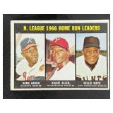 1967 Topps  Hank Aaron, Willie Mays & Richie Allen