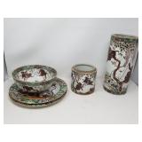 Chinese decorative porcelain monkey-motif vase,