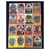 Lot of 1958 Topps football cards