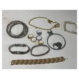 Group of costume jewelry