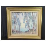 Vintage Marjorie Hilda Tietjens oil on Masonite