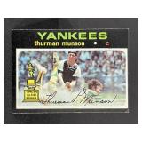 1971 Topps Thurman Munson card
