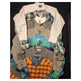 7 vintage western button-front shirts ï¿½ Wrangler,