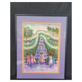 Vintage Martino Dorce watercolor and ink