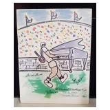 Signed print,"The Captain