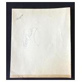 Elvis Presley signed paper