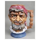 Vintage Capodimonte pirate mug