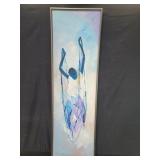 Richard Hall 1992 acrylic on canvas.