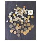 Lot of vintage foreign coins