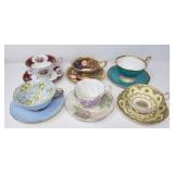Group of teacups and saucers ï¿½ Royal Albert,