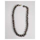 Spratling (Mexico) silver bead necklace