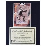 Yogi Berra signed pop-up baseball card