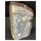 Agate geode specimen