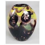 Murano style art glass vase