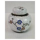 Vintage Chinese cloisonne ginger jar