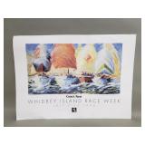 Signed Whidbey Island Race Week poster print