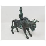 Vintage South Asian brass figurine