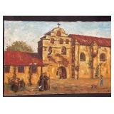 Vintage signed oil on canvas painting