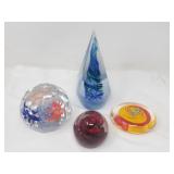 Collection of paperweights