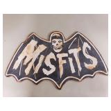 Hand-painted "Misfits" on board