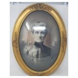 Victorian-era hand tinted photo print of