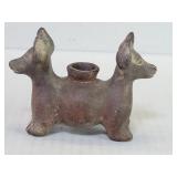 Vintage Colima style (Mexico) terracotta dog