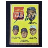 1962 Topps Sandy Koufax signed card