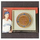 2010 Topps Eddie Mathews baseball patch card