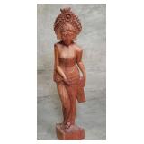 Hand-carved Balinese statue